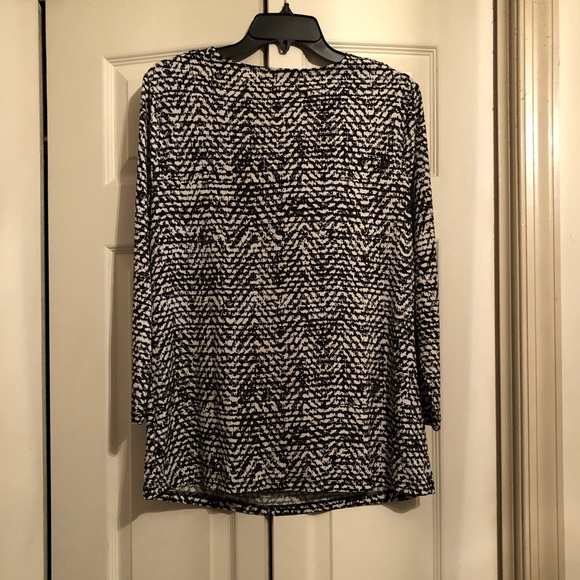 Evan Picone  Cowl Neck Long Sleeve Top XL. - Picture 4 of 4